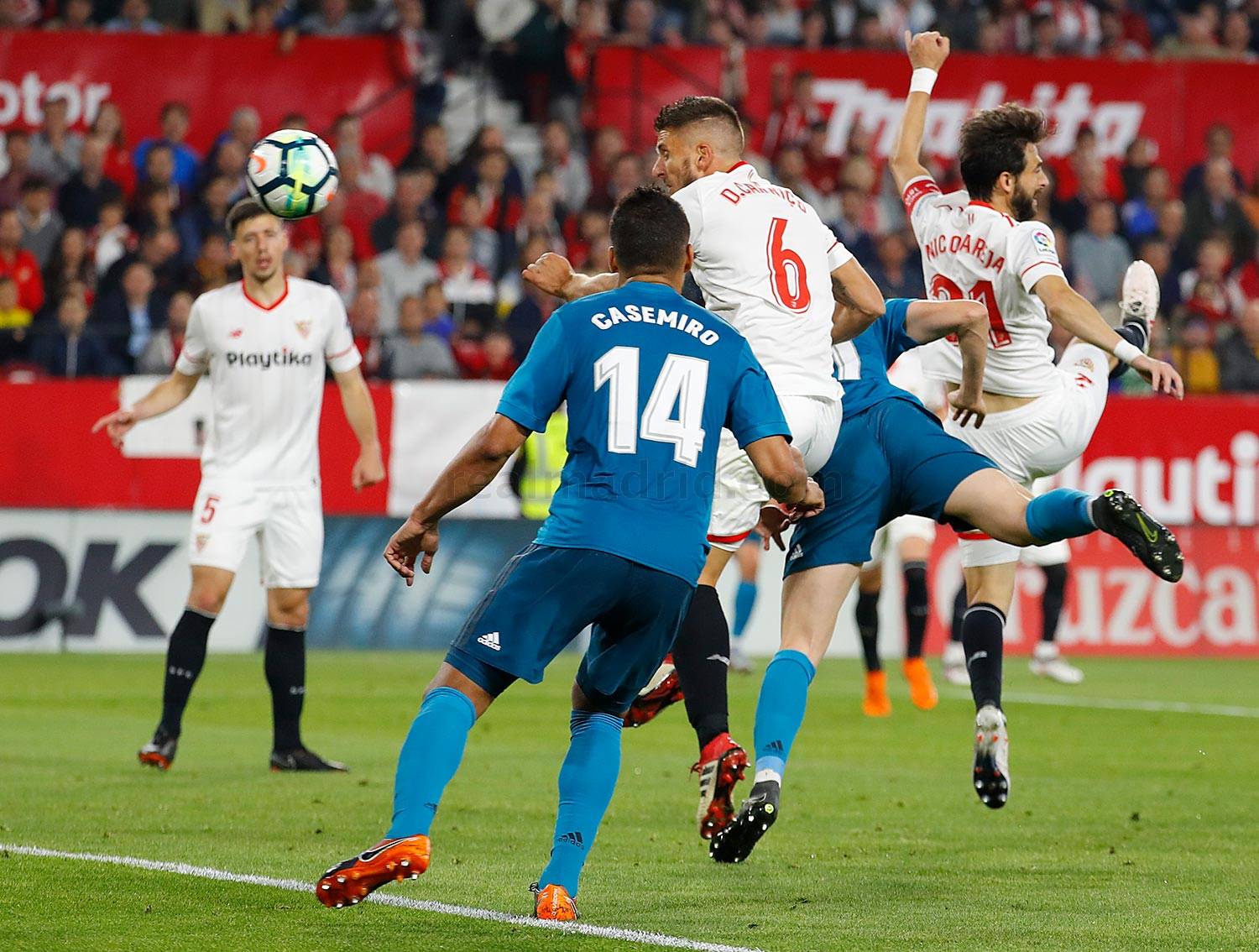 Zona mixta Sevilla 3-2 Real Madrid