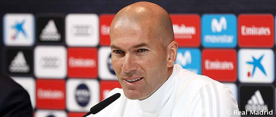 Rueda de prensa de Zidane-Previa jornada 30