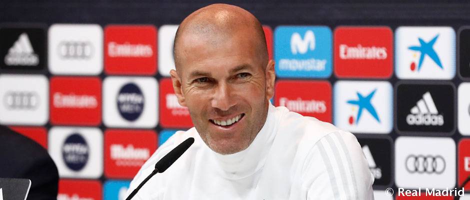 Rueda de prensa de Zidane-Previa jornada 35